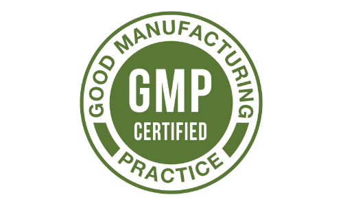 GMP Certified facility badge