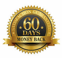 100% Satisfaction 60-Day Money Back Guarantee gold badge